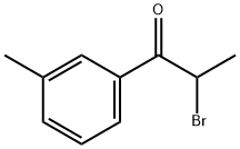 2-bromo-3-methylpropiophenone構造