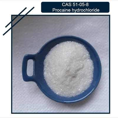 中国の製造者からの順序のLidoのcaine/Benzocaine/Tetracaine/のプロカインHClの塩酸塩CAS 51-05-8のプロカイン