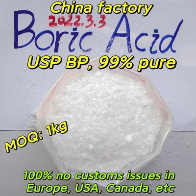 whatsapp +8615512129801のホウ酸の薄片のBorico Acidoの固まりCAS 11113-50-1