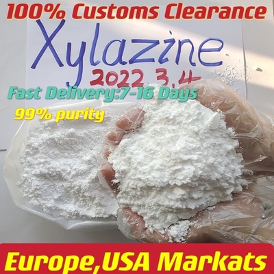 whatsaspp:+86 15512129801、Xylazineは99%純度Cas 7361-61-7 Xylazineを基づかせているCas 23076-35-9 Xylazine Hclを粉にする