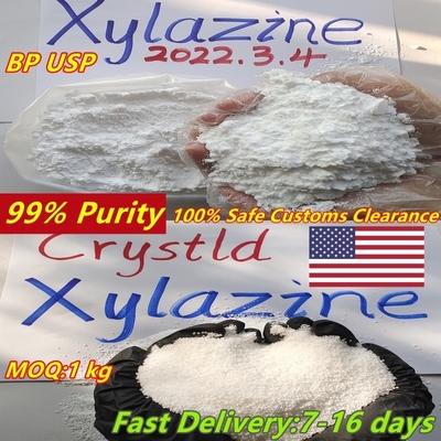 whatsaspp:Xylazineが99%純度Cas 7361-61-7 Xylazineを粉にする+86 15512120776はCas 23076-35-9 Xylazine Hclを基づかせている